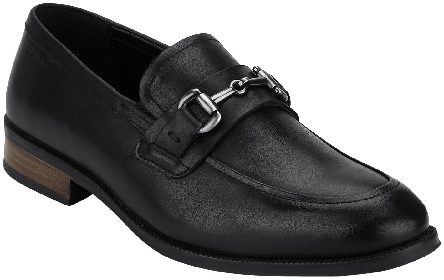 

Red Tape Men Black Slip-On Formal Shoes - LOAFERS - RTS11161A