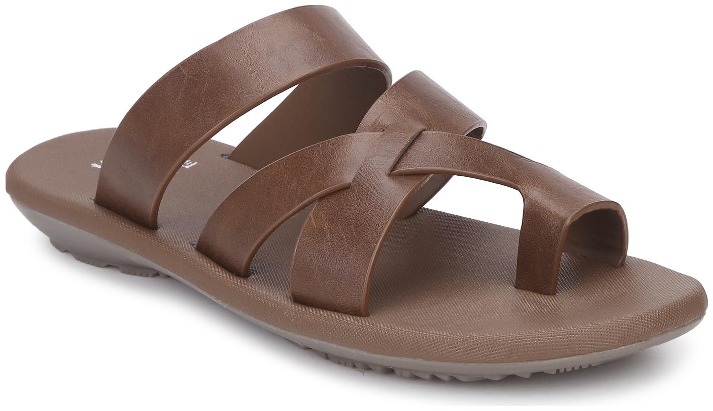 

Red Tape Men Tan Slippers