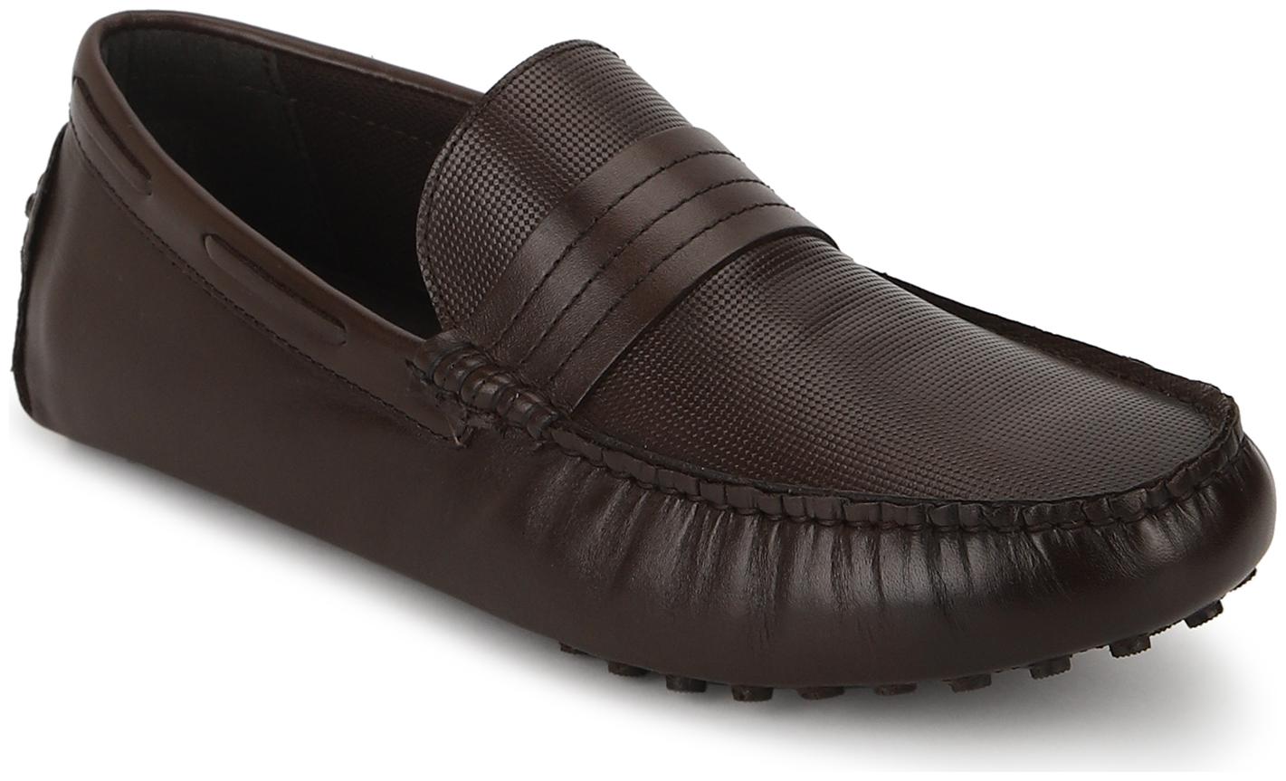 

Red Tape Men Brown Slip-On Formal Shoes - RTE261