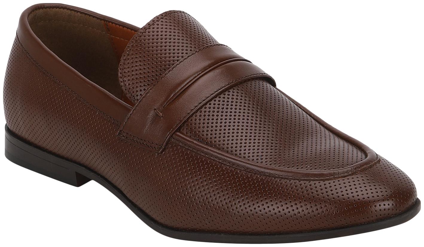 

Red Tape Men Brown Slip-On Formal Shoes - RTS1148