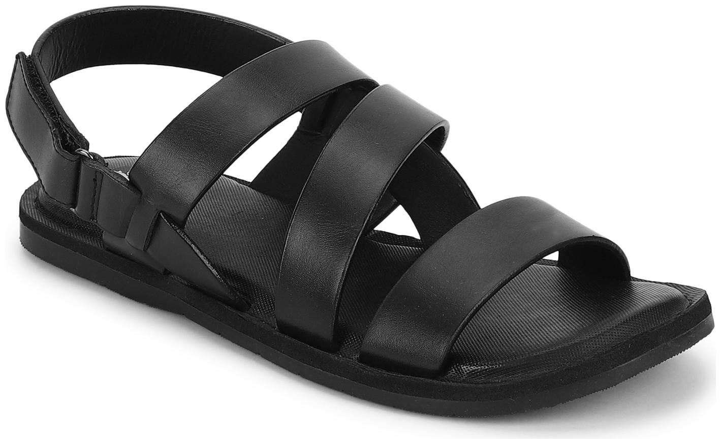 

Red Tape Men Black Sandals