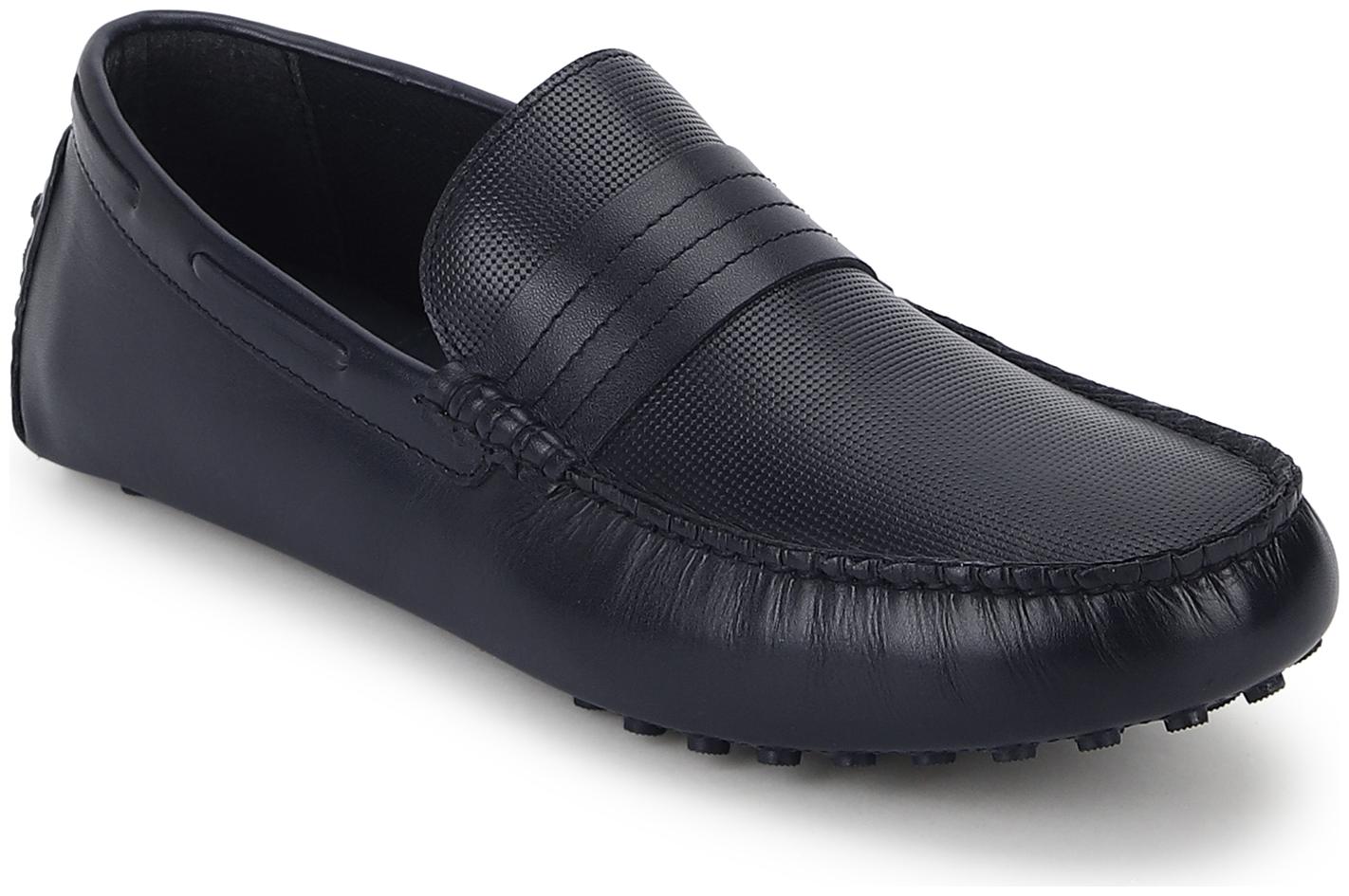 

Red Tape Men Navy Blue Slip-On Formal Shoes - RTE261