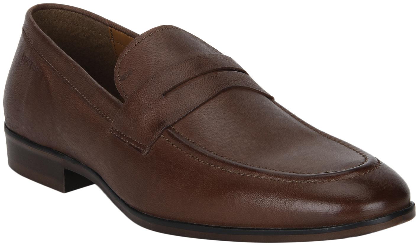 

Red Tape Men Brown Slip-On Formal Shoes - RTE082