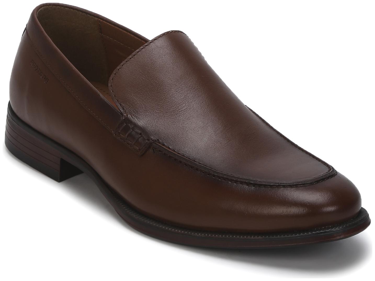 

Red Tape Men Brown Slip-On Formal Shoes