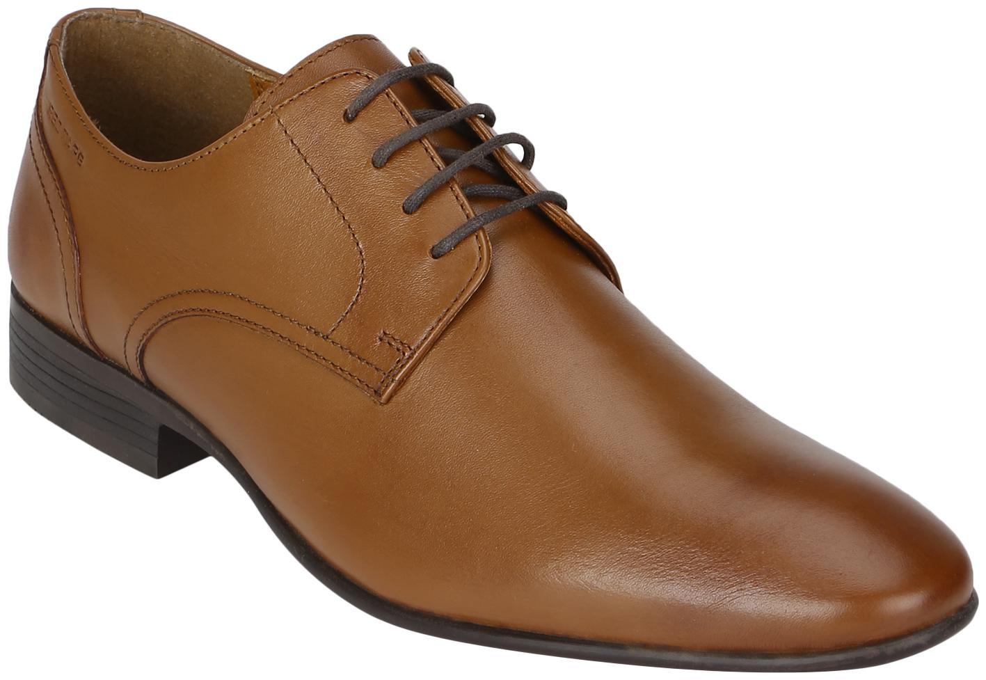 

Red Tape Men Tan Derby Formal Shoes - RTS1141