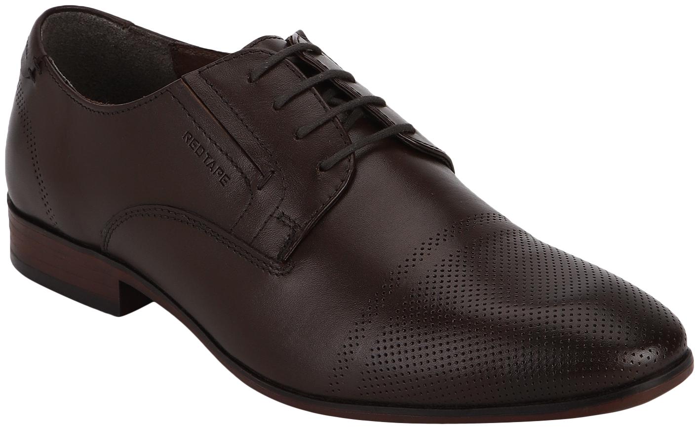 

Red Tape Men Brown Derby Formal Shoes - RTE1932