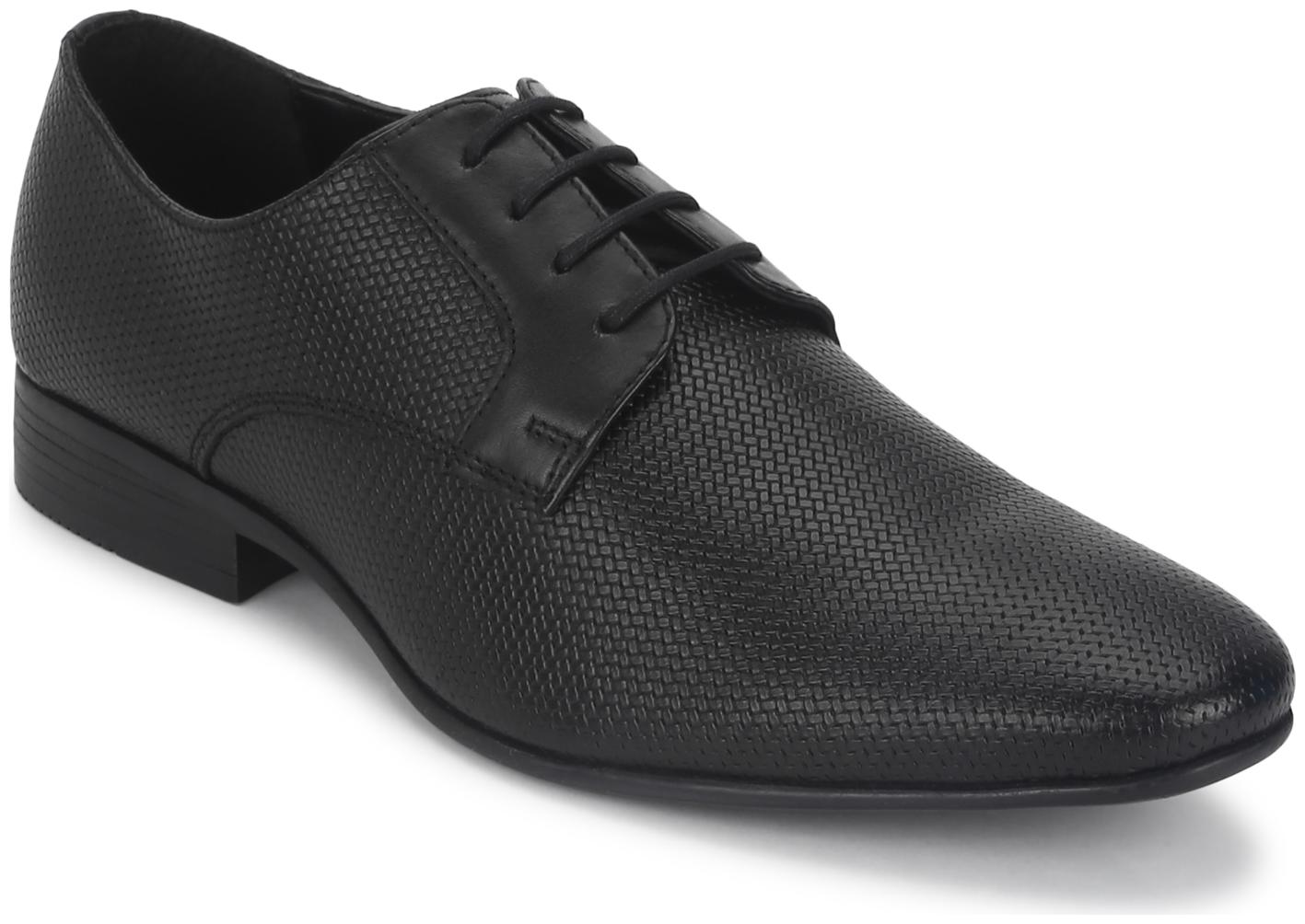 

Red Tape Men Black Derby Formal Shoes - RTE2251