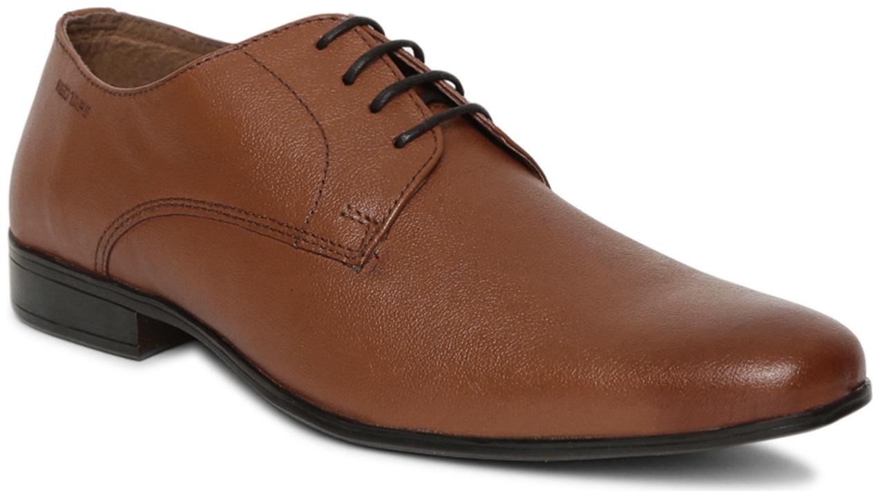

Red Tape Men Tan Derby Formal Shoes - RRE0343 - RRE034