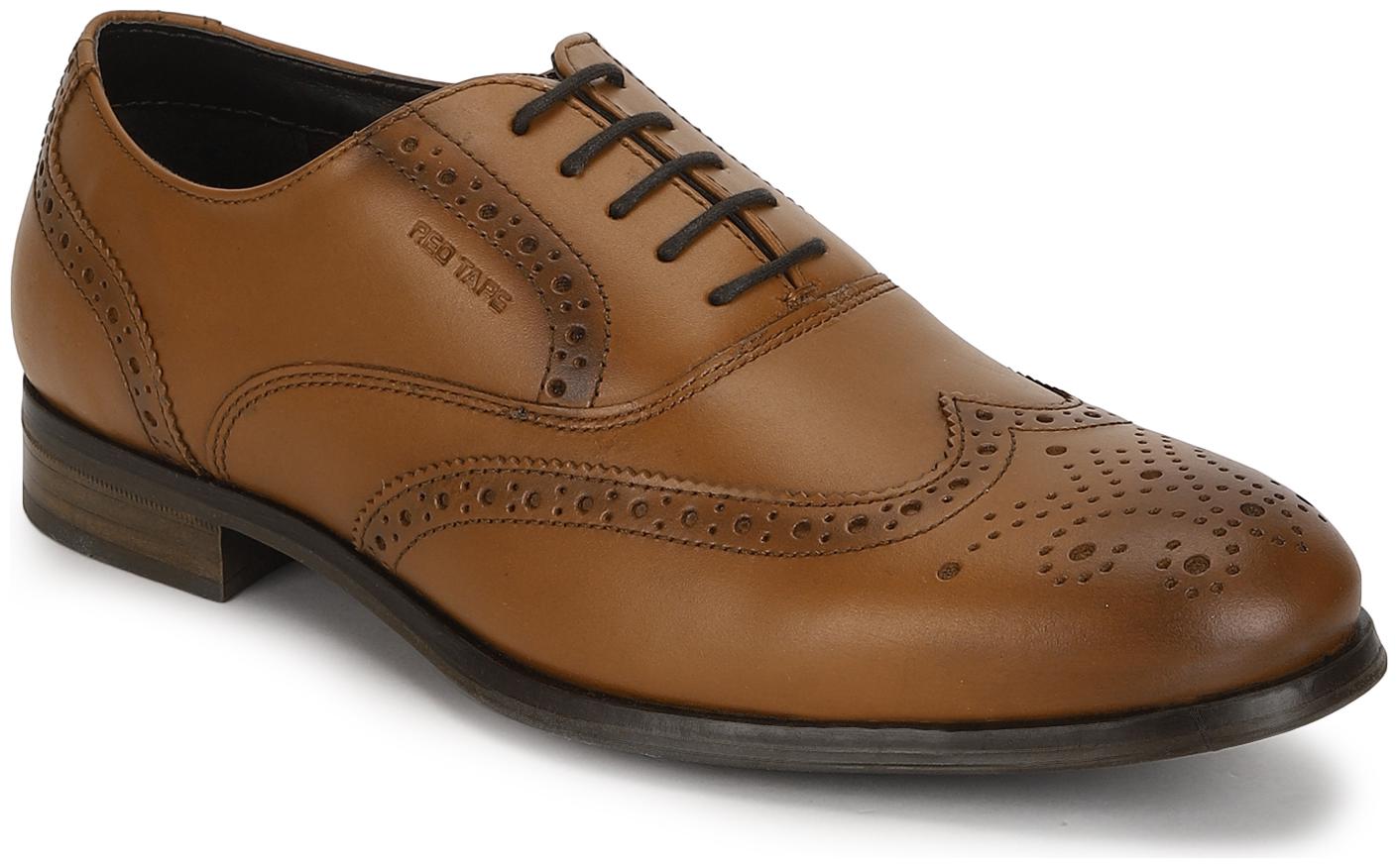 

Red Tape Men Tan Brogues Formal Shoes