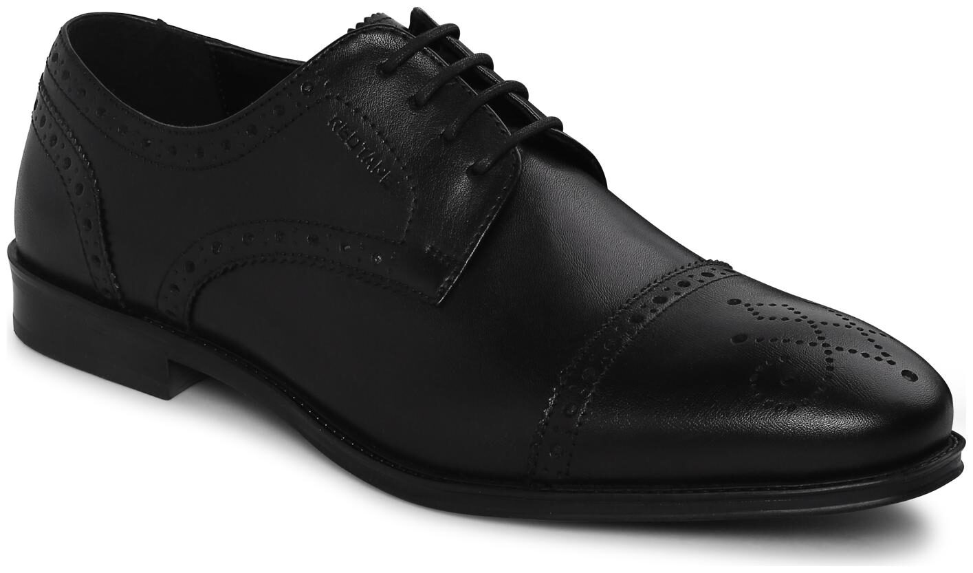 

Red Tape Men Black Brogues Formal Shoes - RTE251