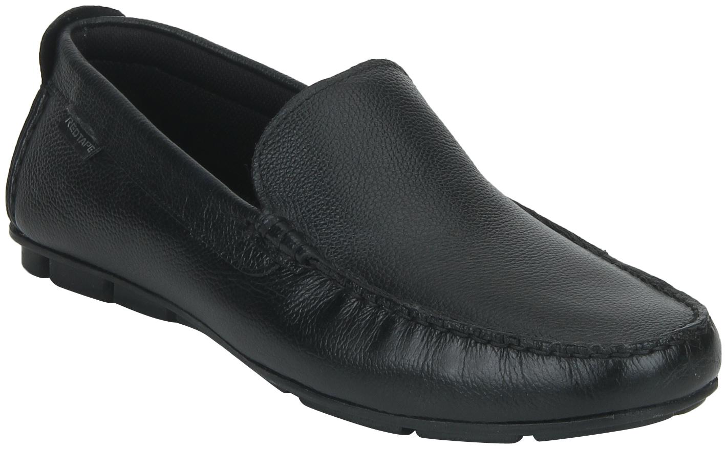 

Red Tape Men Black Slip-On Formal Shoes - RTE011