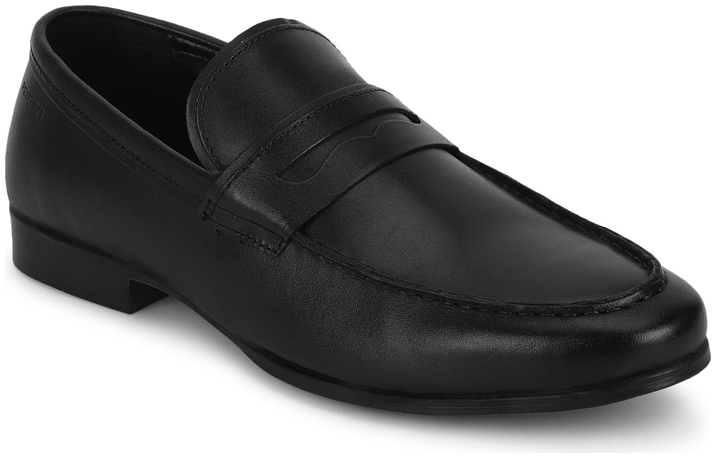 

Red Tape Men Black Slip-On Formal Shoes - RTS1166