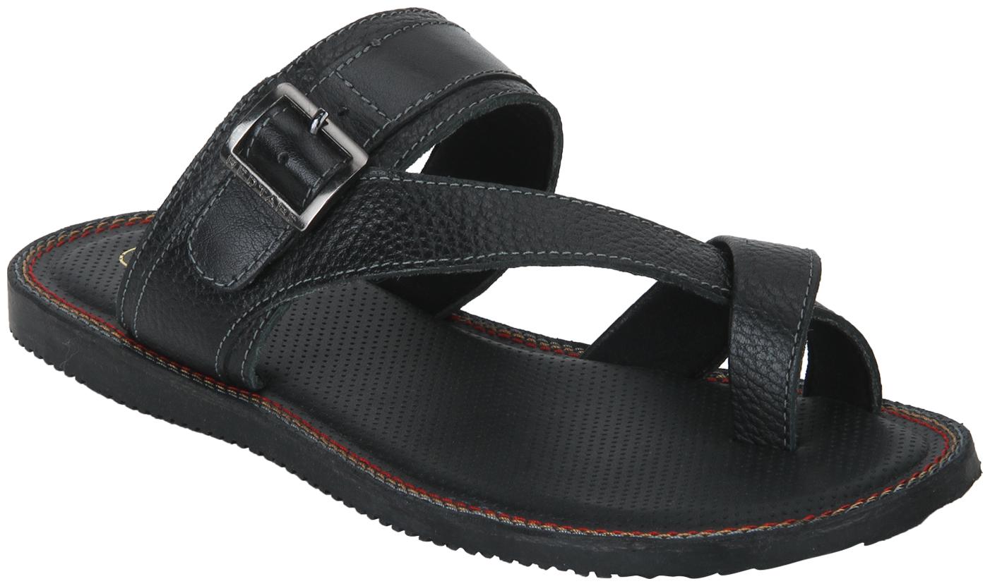 

Red Tape Men Black Sandals
