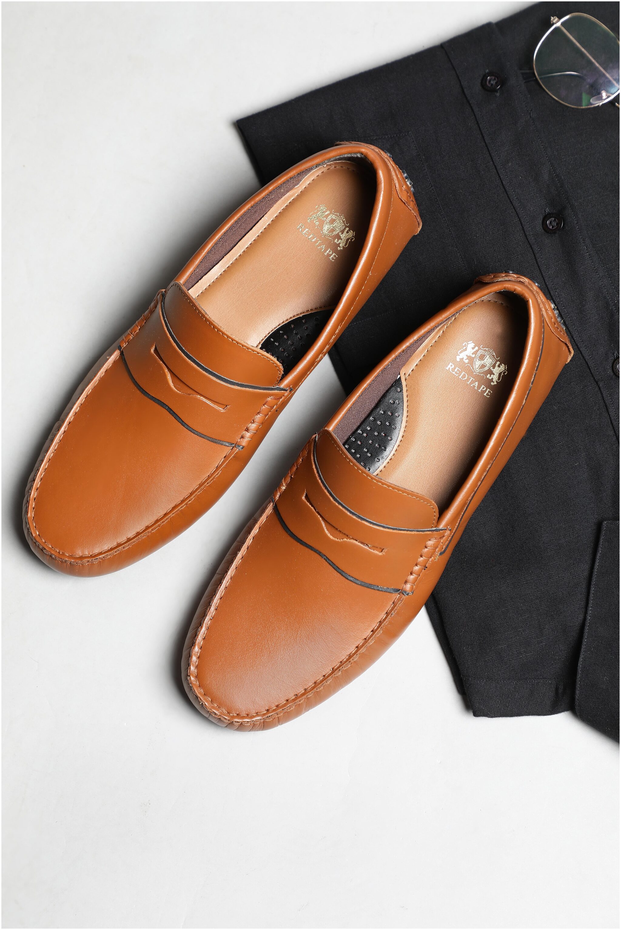 

Red Tape Men Tan Loafers - RTE295