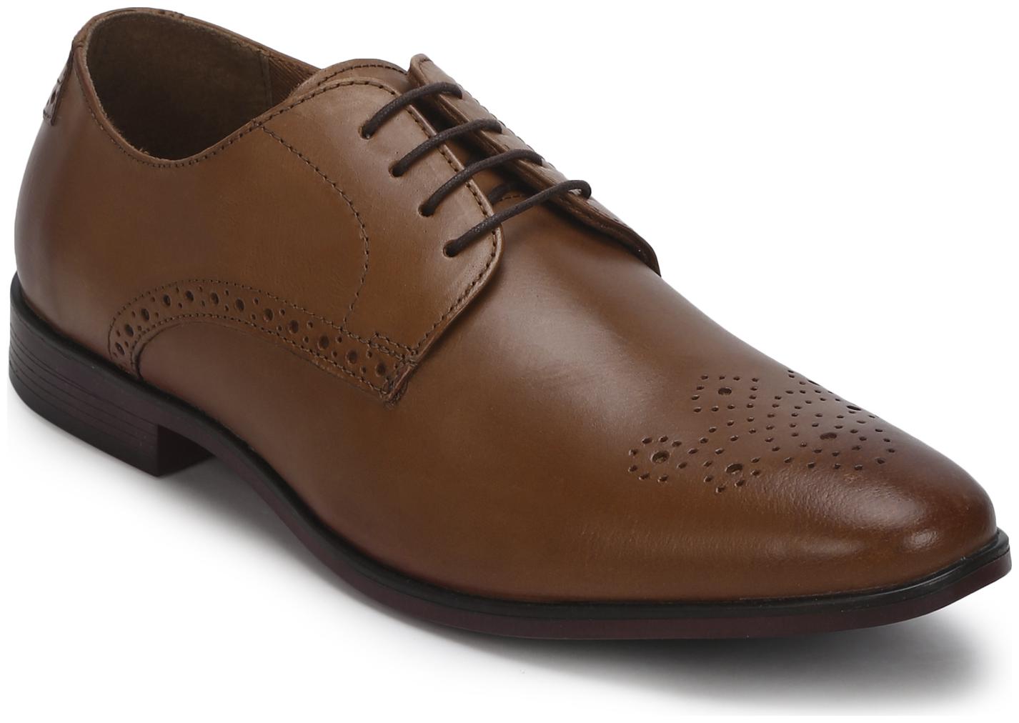 

Red Tape Men Brown Derby Formal Shoes - RTE2263