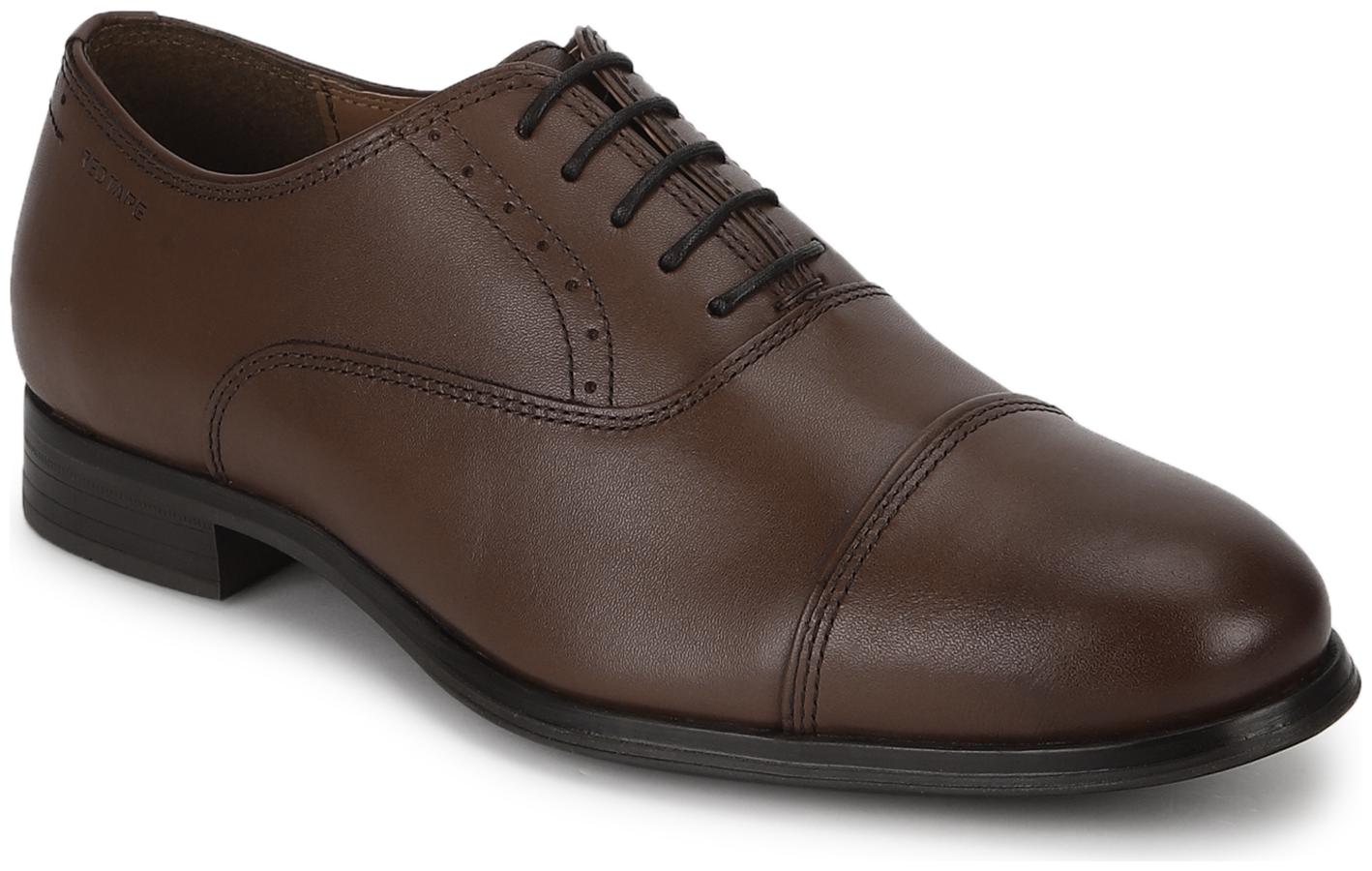 

Red Tape Men Brown Oxford Formal Shoes - RTE250
