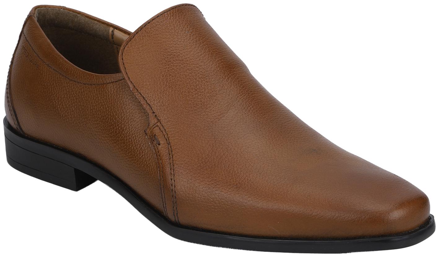 

Red Tape Men Tan Slip-On Formal Shoes - RTE141