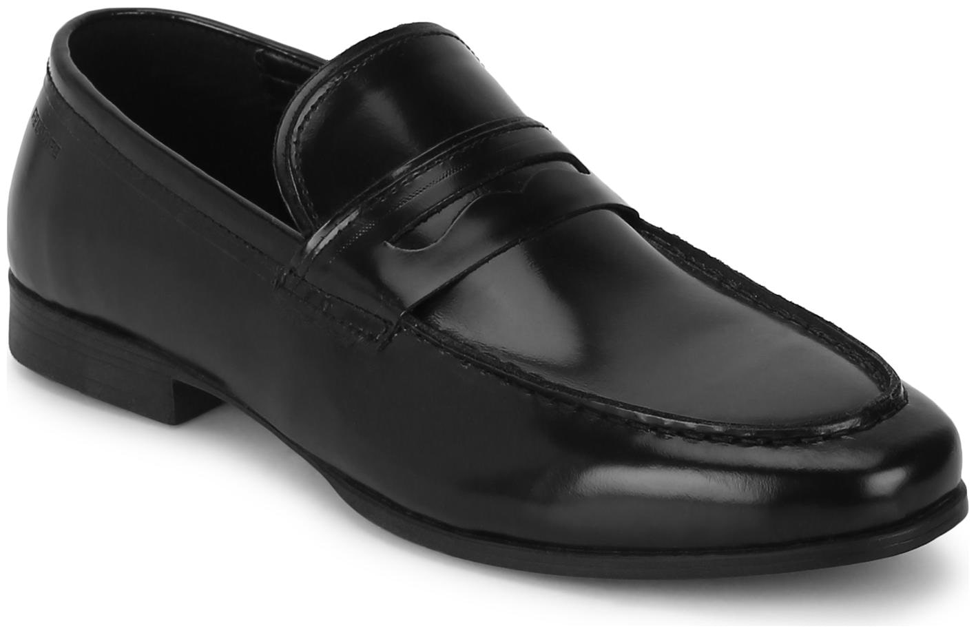 

Red Tape Men Black Slip-On Formal Shoes - RTS1166