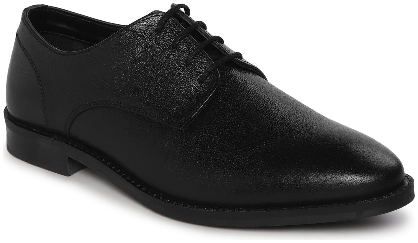 

Red Tape Men Black Derby Formal Shoes - RTE2641