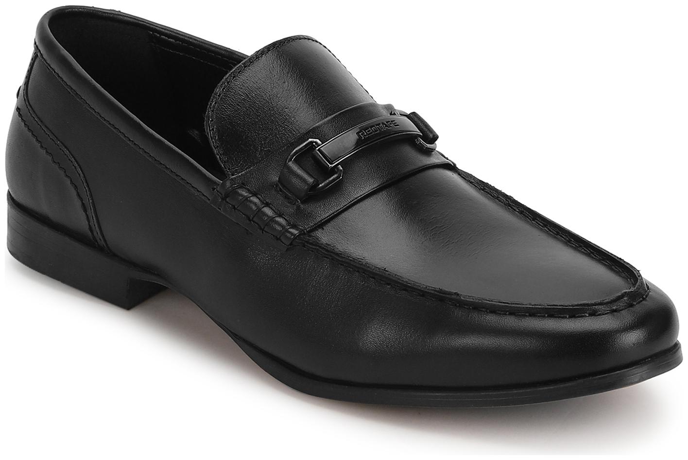 

Red Tape Men Black Slip-On Formal Shoes - RTS1171
