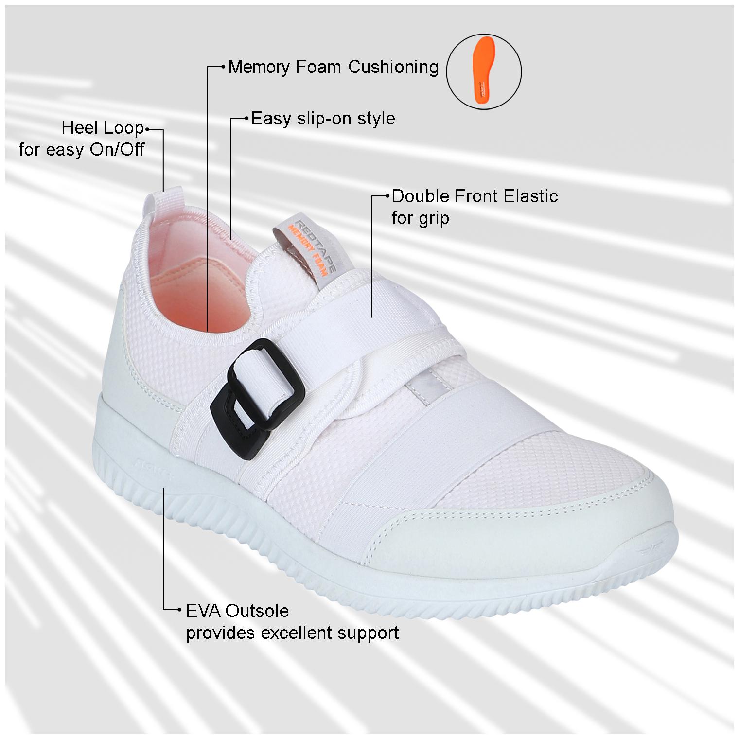 

Red Tape Men Walking Shoes ( White )