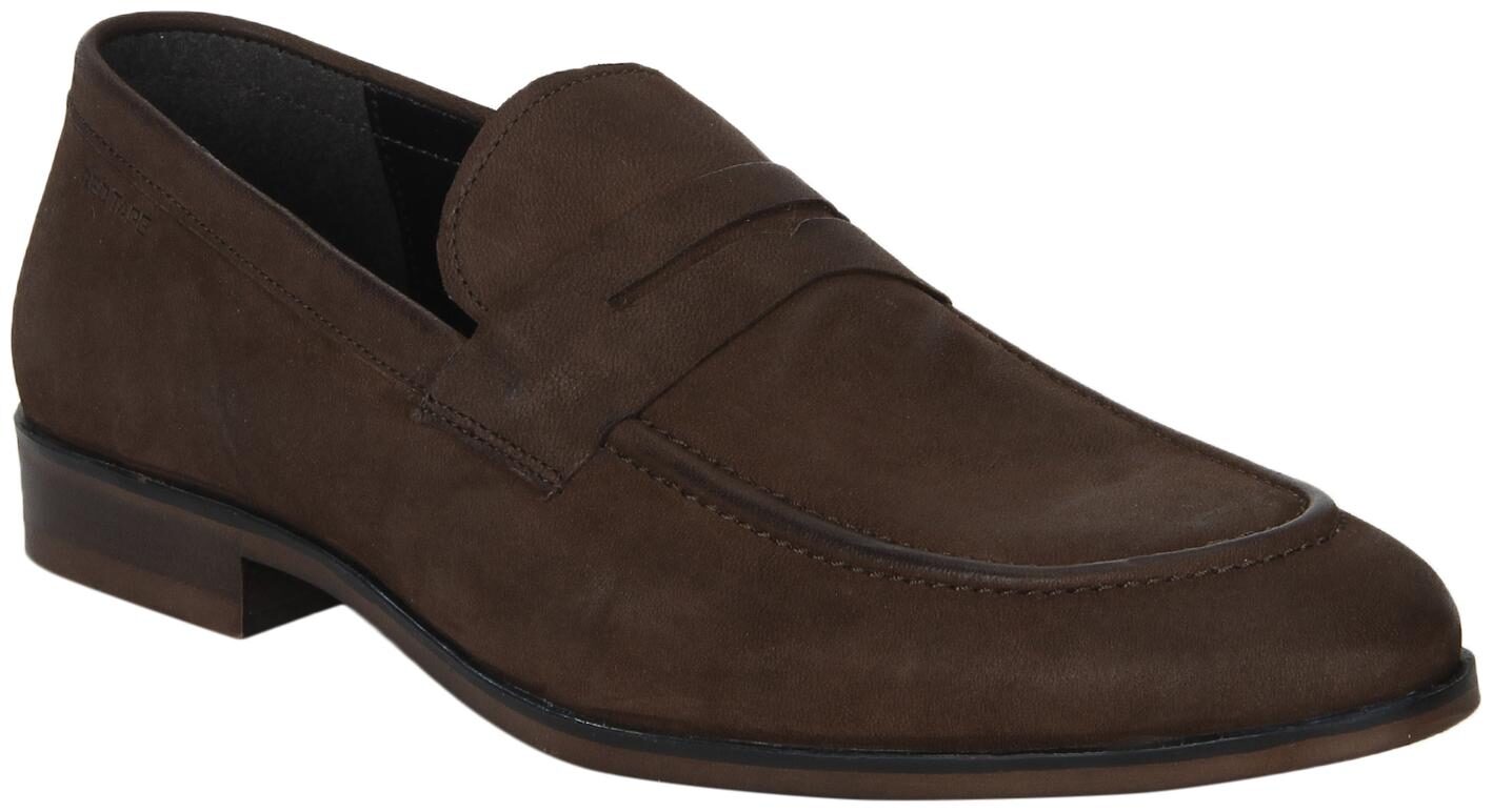

Red Tape Men Brown Slip-On Formal Shoes - RTE082