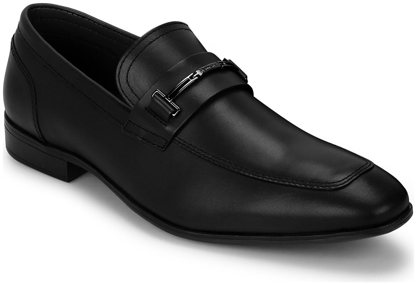 

Red Tape Men Black Slip-On Formal Shoes - RTE2201