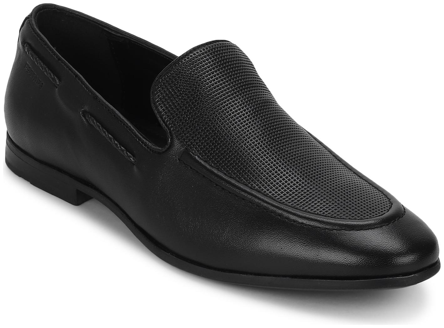 

Red Tape Men Black Slip-On Formal Shoes - RTE2231