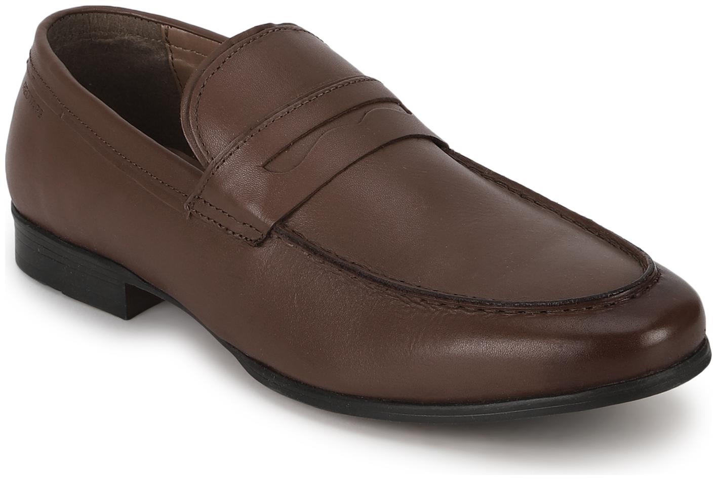 

Red Tape Men Brown Slip-On Formal Shoes - RTS11662D