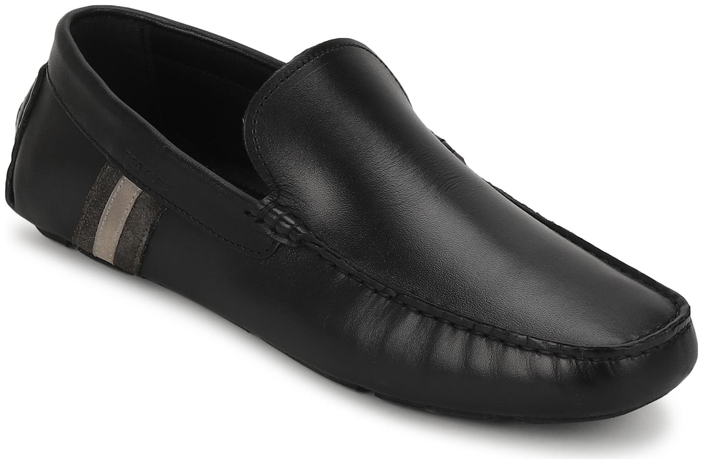 

Red Tape Men Black Slip-On Formal Shoes - RTE2191