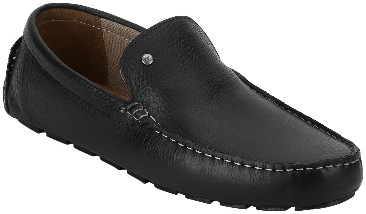 

Red Tape Men Black Slip-On Formal Shoes - RTS1121