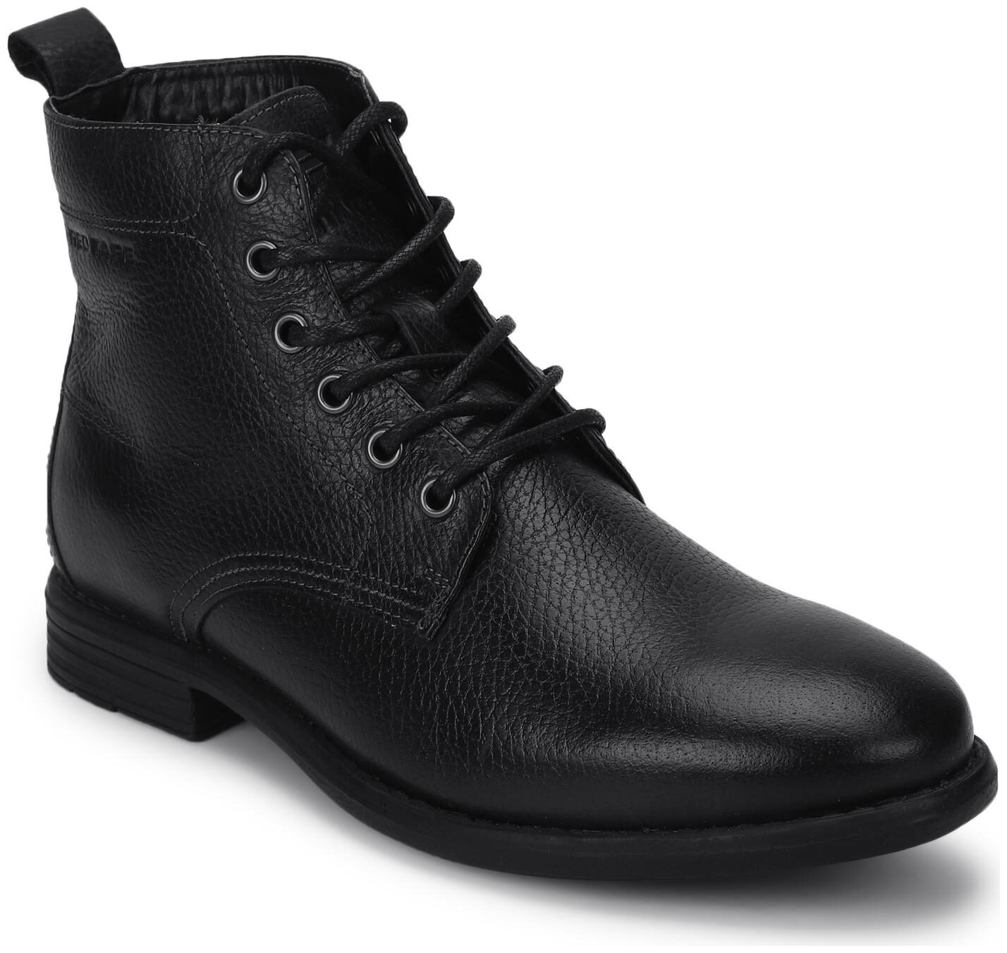 

Red Tape Men Black Ankle Boots - RTE2911