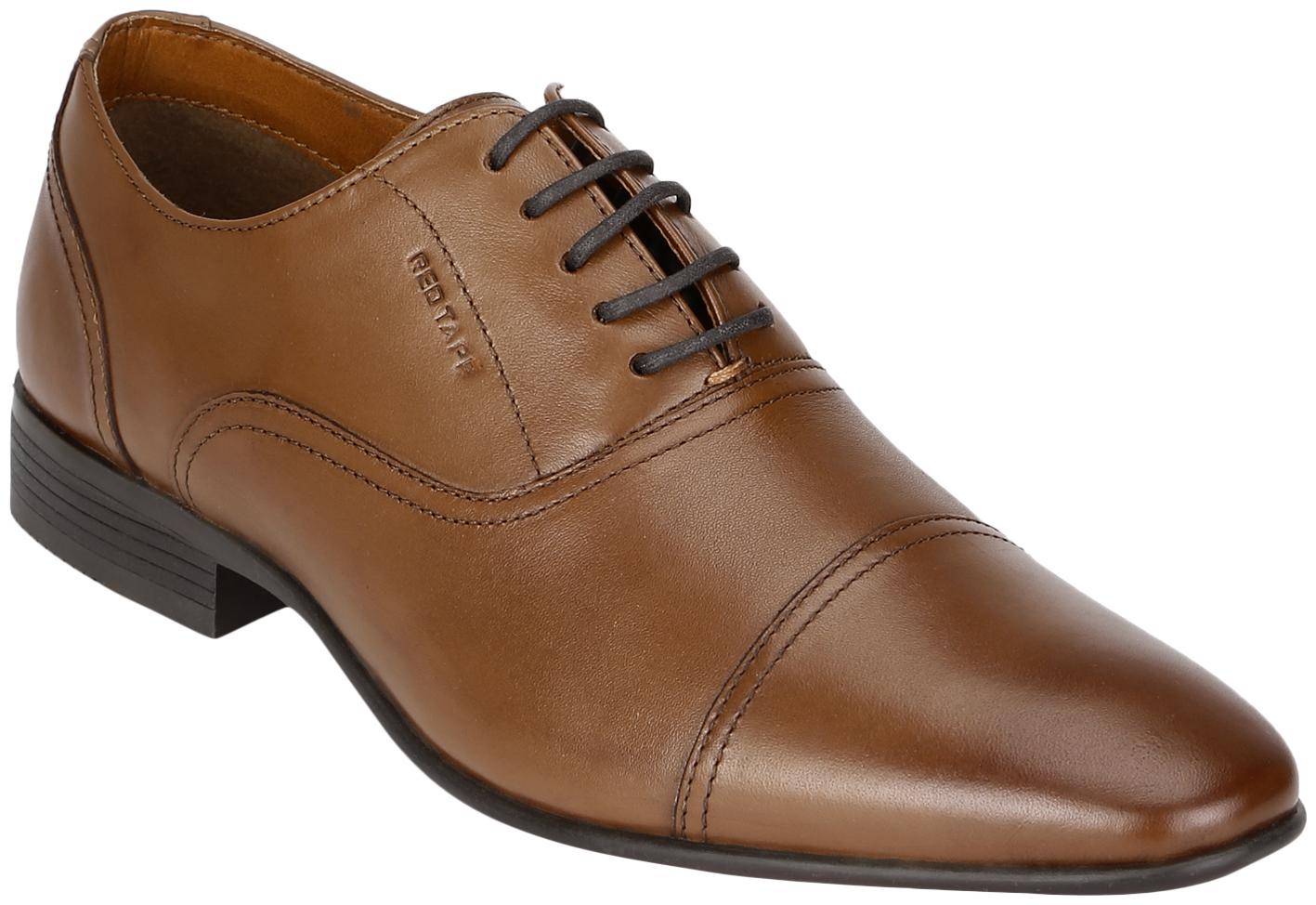

Red Tape Men Tan Oxford Formal Shoes - RTS1140