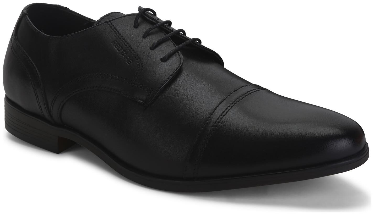 

Red Tape Men Black Derby Formal Shoes - RTE2101