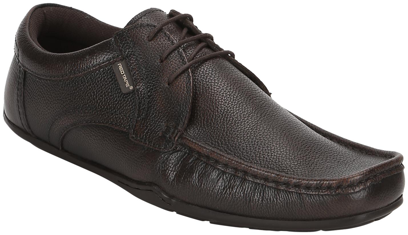 

Red Tape Men Brown Derby Formal Shoes - RTE1892