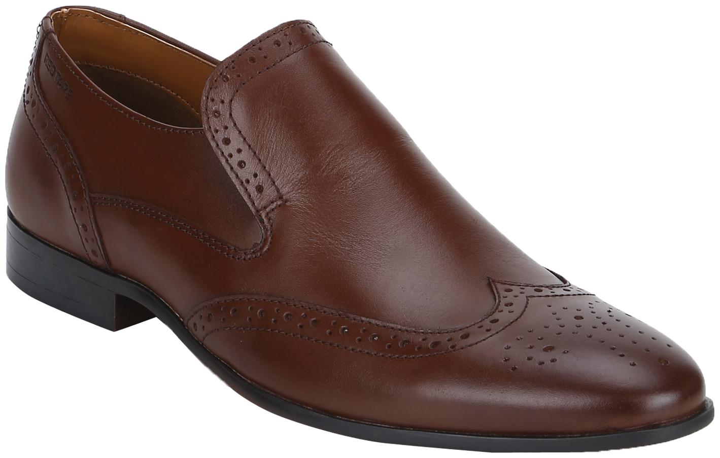 

Red Tape Men Brown Brogues Formal Shoes - RTE1153