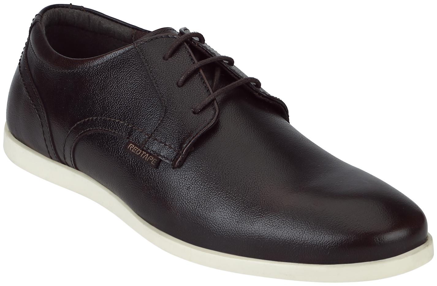 

Red Tape Men Cocoa Leather Casual Shoes