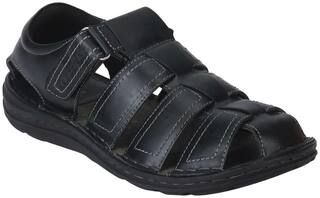 Red Tape Sandals For Men ( Black )