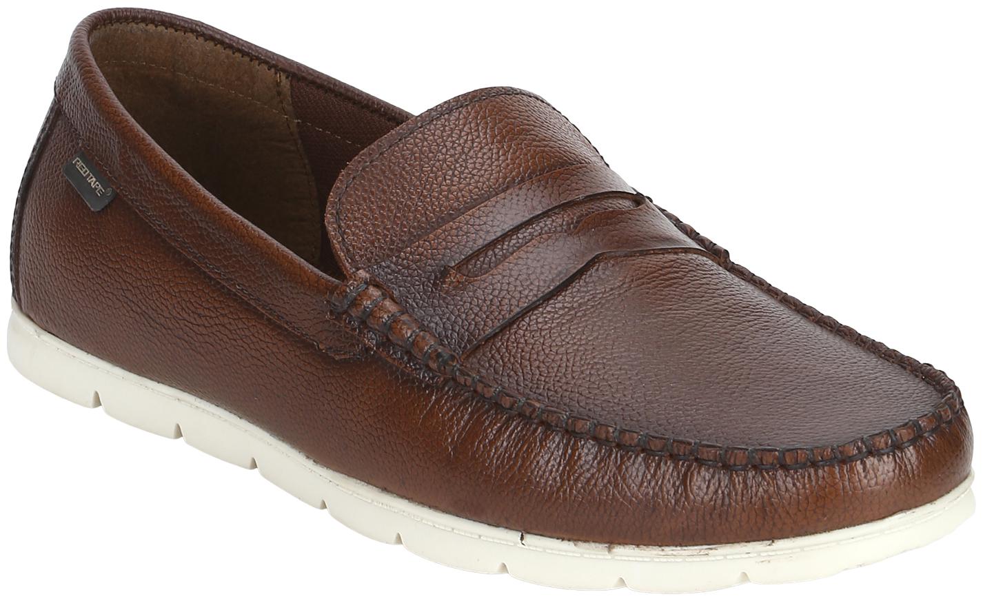 

Red Tape Men Tan Casual Loafers