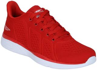 Red Tape Walking Shoes For Men ( Red )