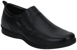 Red Tape Slip-On Formal Shoes For Men ( BLACK )