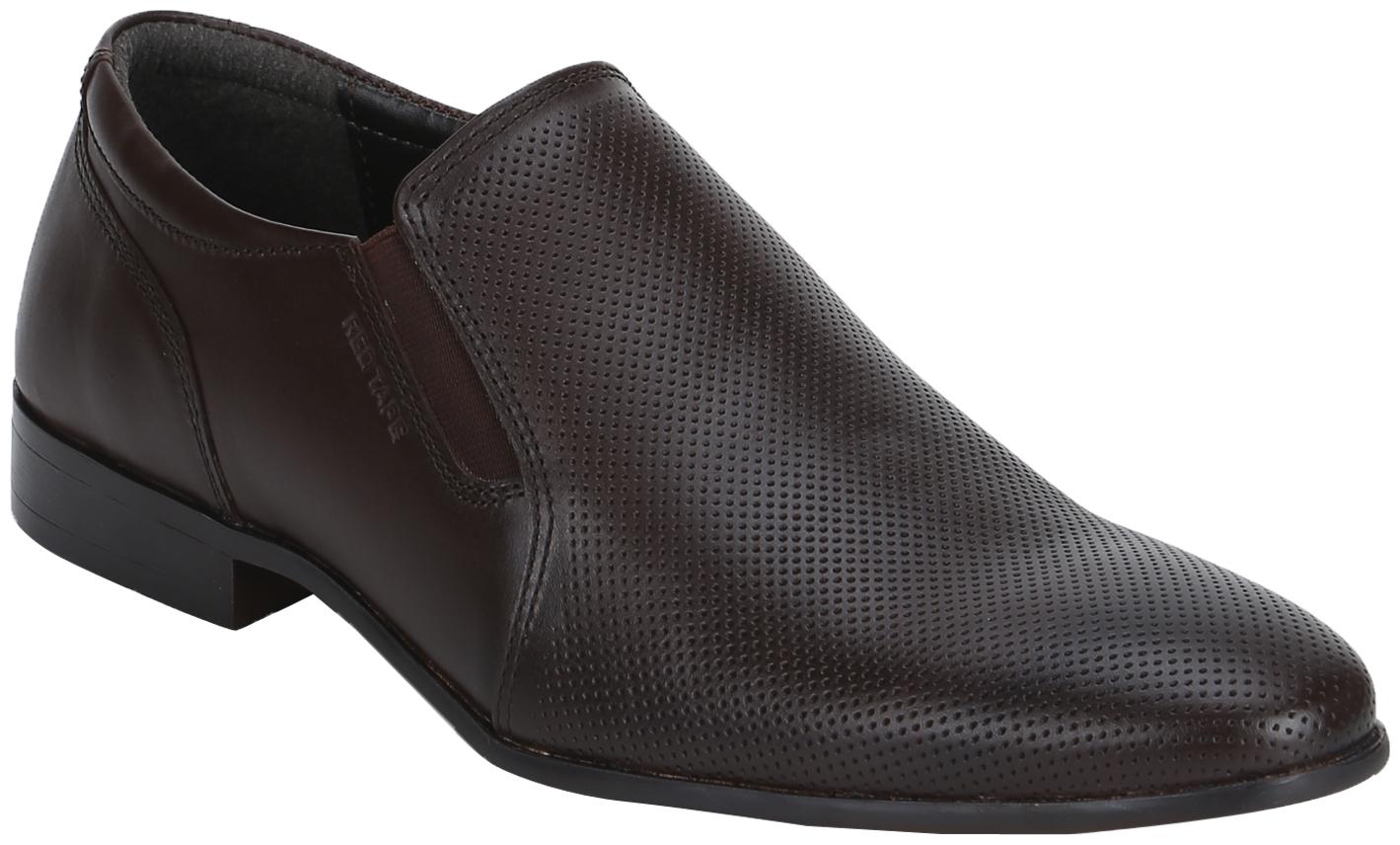 

Red Tape Men Brown Slip-On Formal Shoes - RTE1162
