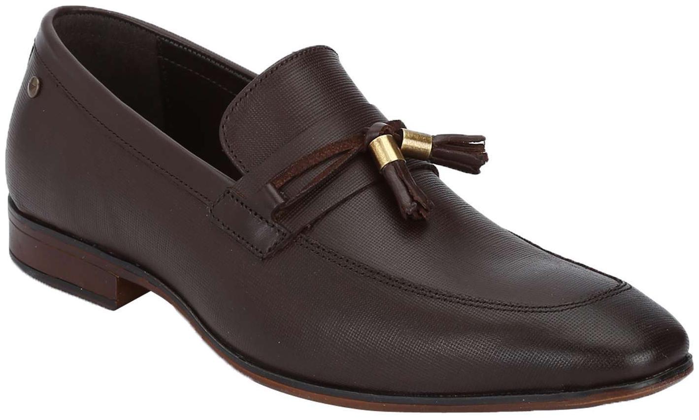 

Red Tape Men Brown Slip-On Formal Shoes - RTE0972