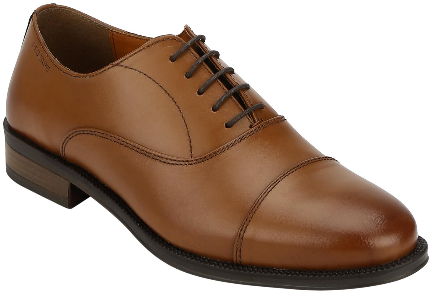 

Red Tape Men Tan Oxford Formal Shoes - RTE1653 - RTE1653