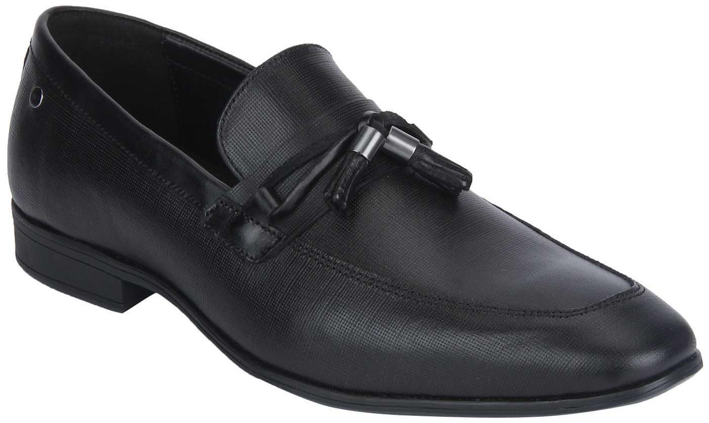 

Red Tape Men Black Slip-On Formal Shoes - RTE0971