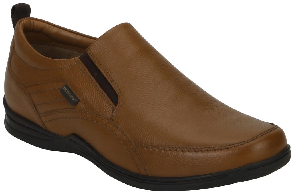 

Red Tape Men Tan Slip-On Formal Shoes - RTE0523