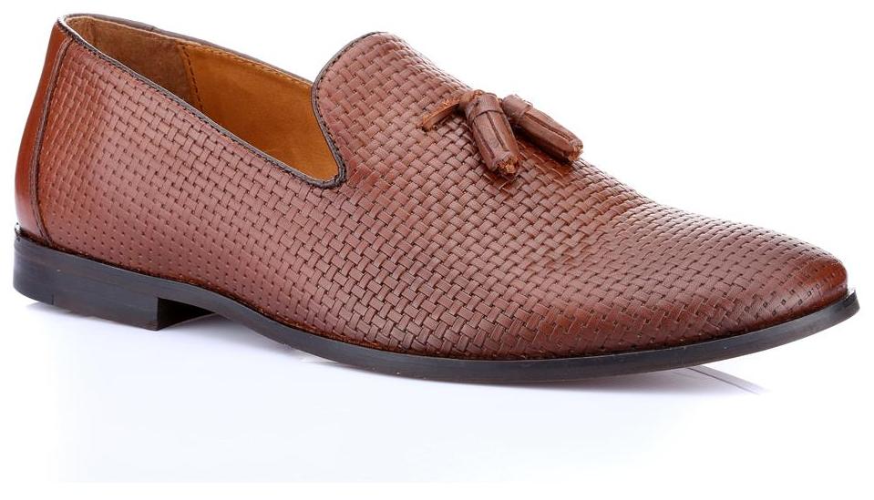 Buy Red Tape Men Slip On Brown Leather Formal Shoes Online at Low