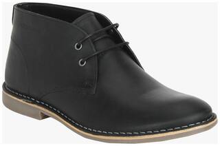 Red Tape Chukka Boots For Men ( Black )