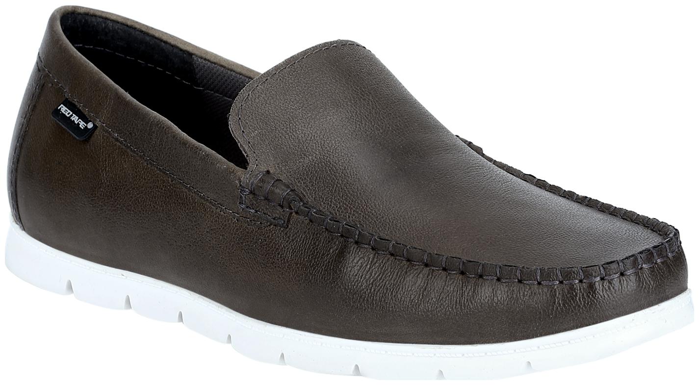 

Red Tape Men Grey Loafers