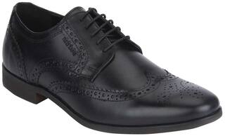 Red Tape Brogues Formal Shoes For Men ( BLACK )